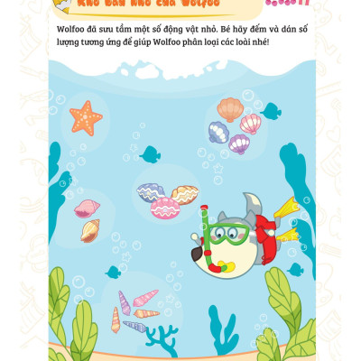 Bộ Sách Wolfoo Khám Phá Toán Học Vui - Tập 1-4 (Bộ 4 Cuốn)