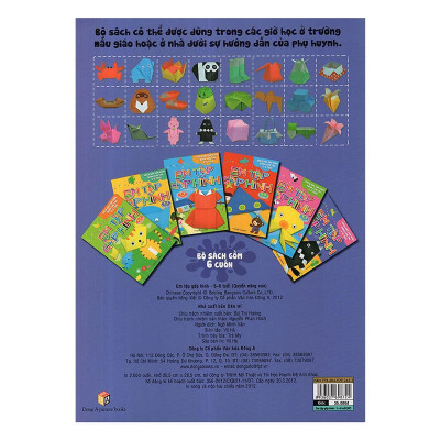 Sách - Em Tập Gấp Hình 5 - 6 Tuổi - Nâng Cao - Đông A