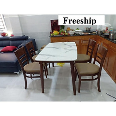 Bộ bàn ăn gia đình, chung cư giá rẻ