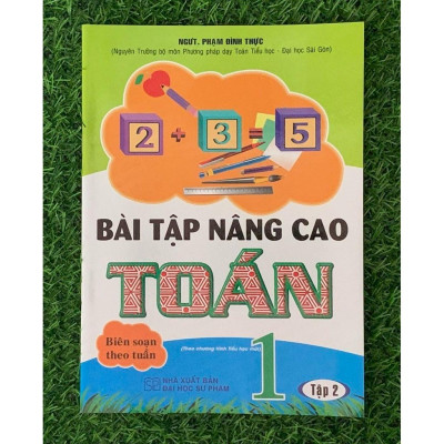Combo  Bài tập nâng cao Toán 1 tập 1+ 2 (Theo chương trình tiểu học mới) (HA-MK1)