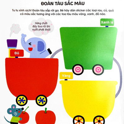 Combo Sách Phát Triển Trí Não Cho Trẻ Qua Tô-Dán Và Nối Hình (Bộ 6 Cuốn)