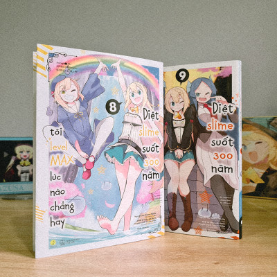 Sách - [Combo Manga] Diệt Slime Suốt 300 Năm, Tôi Levelmax Lúc Nào Chẳng Hay (Tập 8 + 9)