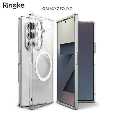 Ốp lưng cho Samsung Galaxy Z Fold 7 RINGKE Fusion Magnetic - Hàng Chính Hãng