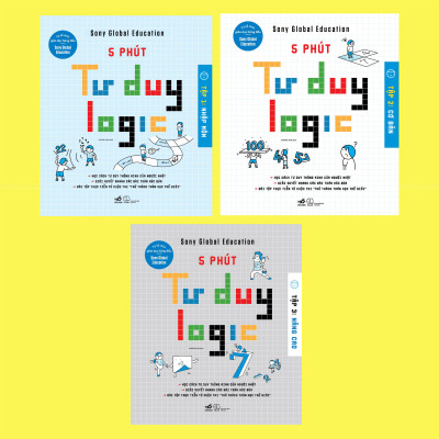Combo 3 cuốn "5 phút tư duy logic"