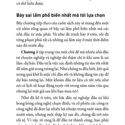Bí Quyết Đầu Tư Thông Minh: 7 Sai Lầm Phổ Biến Của Các Nhà Đầu Tư (Và Cách Phòng Tránh)