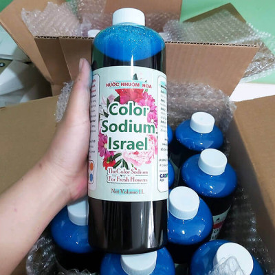 10 chai Nhuộm Hoa tươi dạng nước (Chai 1L x 10 Màu) Công Nghệ Israel giúp hoa nhuộm đổi màu theo ý muốn nhuộm trên 250 cành hoa x 1 chai