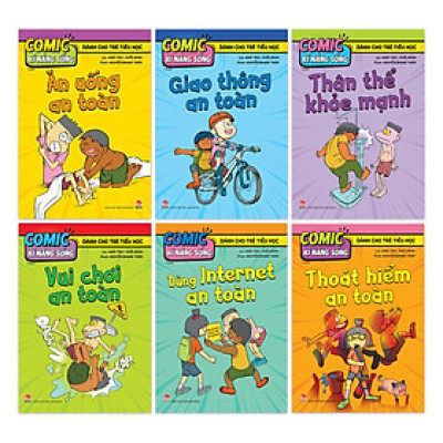 Combo Comic Kĩ Năng Sống - Dành Cho Trẻ Tiểu Học (6 Cuốn)