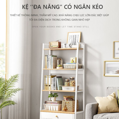 Kệ sách đa năng trang trí không gian phong cách Hàn thương hiệu IGA - GM76
