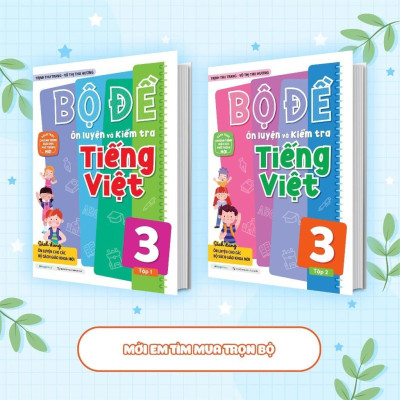 Sách - Bộ Đề Ôn Luyện Và Kiểm Tra Tiếng Việt Lớp 3 - Tập 2 - Megabook