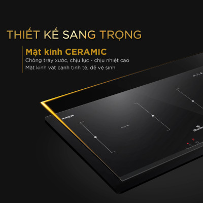 Bếp âm từ đôi BlueStone ICB-6821 (4000W) - Hàng chính hãng