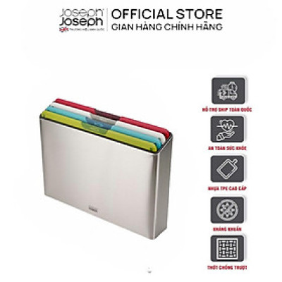 Bộ 4 thớt phân loại Joseph Joseph Folio Icon Steel (Mcolour) - 008340