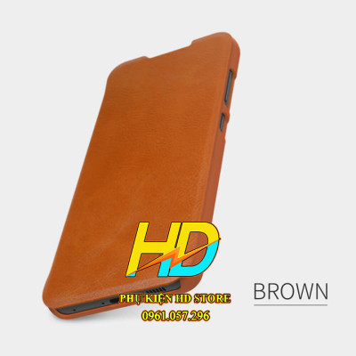 Bao Da Hiệu Nillkin Da Thật Cho Samsung Galaxy S21 FE Cao Cấp Có Ngăn Đựng Thẻ - Hàng Chính Hãng