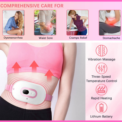 Đai hỗ trợ Giảm Béo, Giảm Đau Kinh Nguyệt, Sưởi Ấm Bụng, Massage, SUPER BELT Rung, Nóng Và Xung Điện EMS, Công Nghệ Nhật Bản 