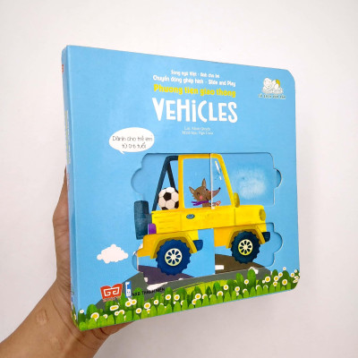 Chuyển Động Ghép Hình - Slide And Play - Phương Tiện Giao Thông - Vehicles (Tái Bản 2023)