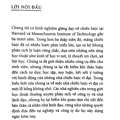 Quy Luật Của Chiến Lược _TRE