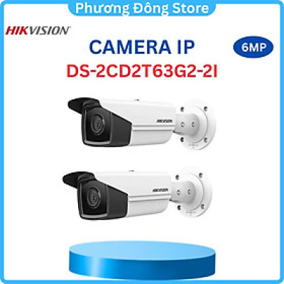 Camera IP HIKVISION Thân trụ hồng ngoại 8MP DS-2CD2T83G2-2I Hồng ngoại đến 60m, phát hiện chuyển động phân biệt người ,.-Hàng chính hãng