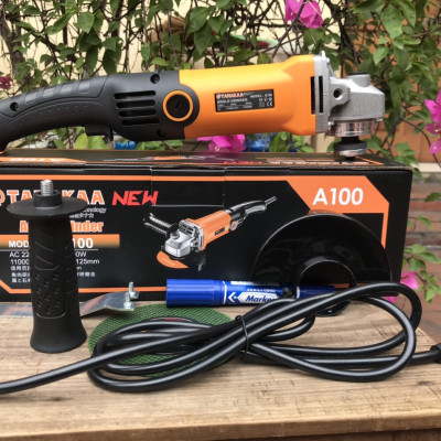 Máy cắt cầm tay NATAKA 950W ,công tắc bóp,lưỡi cắt 100mm chuyên cắt sắt,nhôm,gạch,đá hoa cương,mài góc