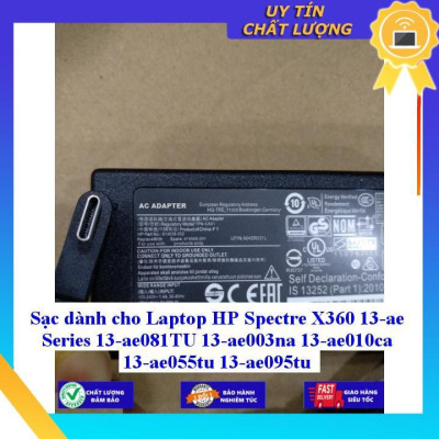 Sạc dùng cho Laptop HP Spectre X360 13-ae Series 13-ae081TU 13-ae003na 13-ae010ca 13-ae055tu 13-ae095tu - Hàng Nhập Khẩu New Seal