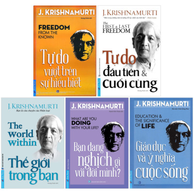 Combo Sách J. Krishnamurti (Bộ 5 Cuốn)