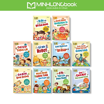 Sách: Combo Phòng Nghiên Cứu Khoa Học Thú Vị (Trọn Bộ 10 Cuốn)