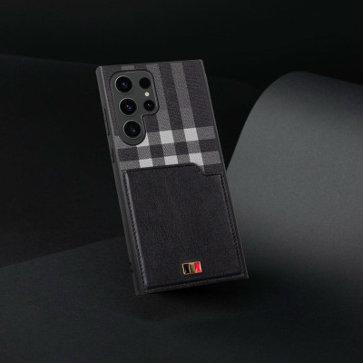 Ốp lưng dành cho Samsung Galaxy S24 Ultra , S25 Ultra da hiệu Mentor có khe đựng thẻ ATM - Hàng nhập khẩu