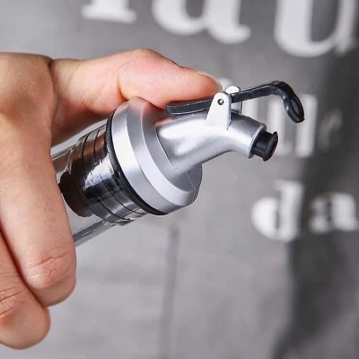 Vòi Rót Dầu Ô Liu, Nước Tương, Nước Mắm, Có Nắp Chặn Tiện Dụng Khi Nấu Ăn, Vòi Rót Rượu Nắp Cao Su Chắc Chắn