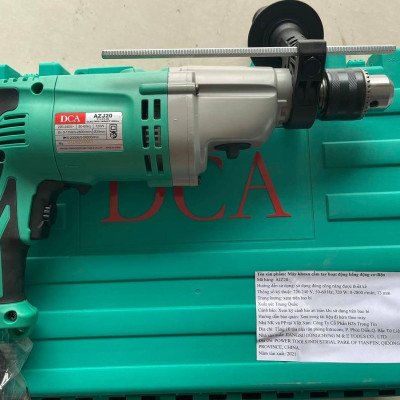 MÁY KHOAN BÚA 40MM 720W DCA AZJ20 - HÀNG CHÍNH HÃNG