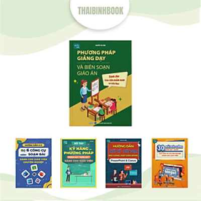 Combo 5 sách: Biên soạn giáo án mầm non, Bộ 6 công cụ, Kỹ năng giảng dạy, Powerpoint Canva, Bộ 30 slide mẫu