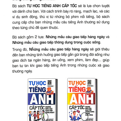 Tự Học Tiếng Anh Cấp Tốc - Những Mẫu Câu Giao Tiếp Hàng Ngày (Tái Bản 2024)