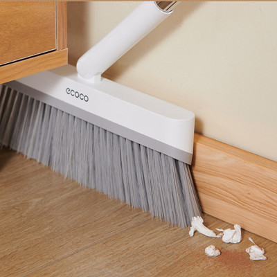 Bộ chổi quét nhà kèm hót rác  E2396 - 2 in 1 cán dài xoay 180 độ gấp gọn lông mềm cao cấp