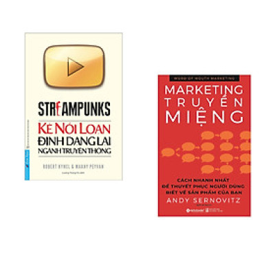 Combo 2 cuốn sách: Kẻ Nổi Loạn Định Dạng Lại Ngành Truyền Thông + Marketing Truyền Miệng