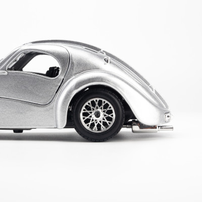 Xe Mô Hình Bugatti Atlantic Silver 1:24 Bburago - MH18-22092