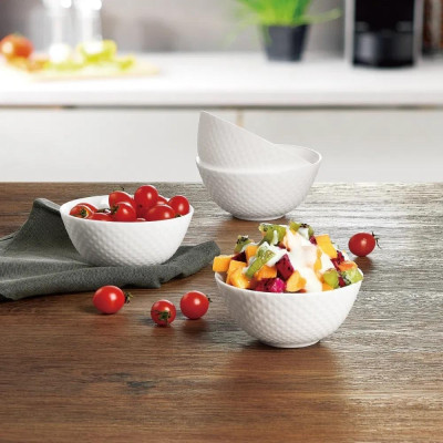 Bộ 6 bát tô thủy tinh Luminarc Diwali Precious 18cm Q1657*6, dùng lò vi sóng, máy rửa bát