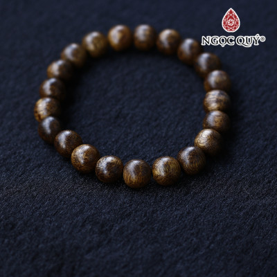 Vòng trầm tốc tròn 10mm - Ngọc Quý Gemstones