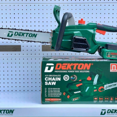 MÁY CƯA XÍCH DÙNG PIN 42V 14" DEKTON M21X2-CS14BL - HÀNG CHÍNH HÃNG