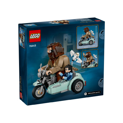 LEGO HARRY POTTER 76443 Đồ Chơi Lắp Ráp Mô Tô Bay Cùng Bác Hagrid và Harry (617 chi tiết)