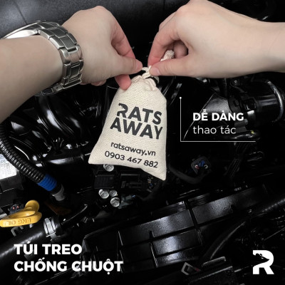 Túi treo chống chuột cho ô tô RATS AWAY