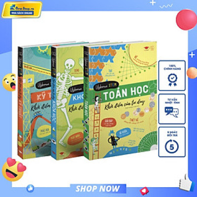 Combo Usborne Stem - Khởi Điểm Của Tư Duy Khoa Học + Toán Học + Kỹ Thuật 