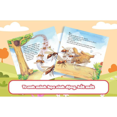 Sách - Cuộc Phiêu Lưu Của Mèo Tí Hon Trong Vườn - 20 Stickers Con Vật Đáng Yêu - Megabook