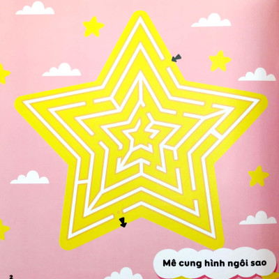 Mê Cung Thông Minh - Rèn Khả Năng Tập Trung Cho Trẻ - Hình Khối (Từ 4-10 Tuổi)