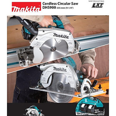 MÁY CƯA ĐĨA 235MM 1800W DÙNG PIN 36V (KHÔNG KÈM PIN VÀ ĐẾ SẠC) MAKITA DHS900ZU - HÀNG CHÍNH HÃNG
