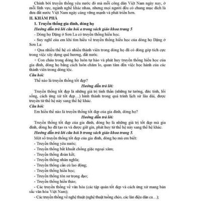 Sách - Hướng Dẫn Trả Lời Câu Hỏi Và Bài Tập Giáo Dục Công Dân Lớp 6 - Bám Sát SGK Kết Nối Tri Thức - Hồng Ân