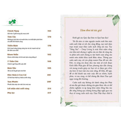 Sách - Sống Sâu - Cuốn Sách Của Một Vị Cư Sĩ Đã Từ Bỏ Sự Nghiệp Triệu Đô Của Mình - Thái Hà Books