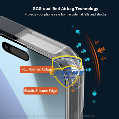 Ốp Lưng XUNDD Dành Cho iPhone Air, iPhone 17, iPhone 17 Pro, iPhone 17 Pro Max Chống Sốc, TPU + Acrylic Trong Suốt, Bảo Vệ Camera - Hàng Nhập Khẩu