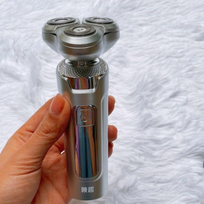 Máy cạo râu từ tính Enchen X2 công nghệ lưỡi Magnetic chống nước IPX7 có thể lắp KIT đa năng Silver series