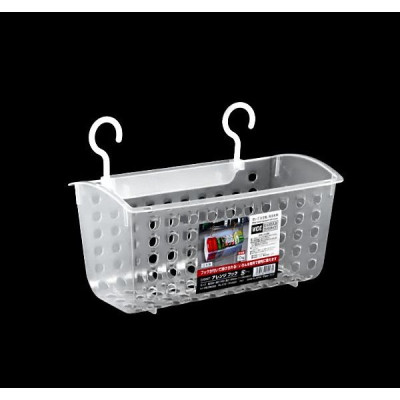 Giỏ nhựa có móc treo tiện tích Sanada Seiko, làm từ nhựa PP cao cấp dẻo, bền và chắc chắn - nội địa Nhật Bản 