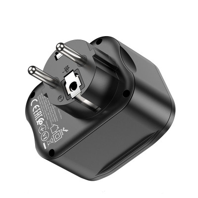 Phíc cắm đa năng 3 trong 1, ổ cắm công suất cao 4.000W, 1 typec sạc nhanh 20W, 2 cổng usb 3.0 tiện lợi - Hàng nhập khẩu