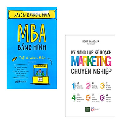 Combo 2 Cuốn Xây Dựng Chiến Lược Và Quản Lý Công Việc Hay-MBA Bằng Hình + Kỹ Năng Lập Kế Hoạch Marketing Chuyên Nghiệp