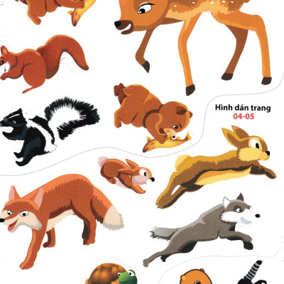 Sticker Dán Hình Thông Minh - Thám Hiểm Rừng Xanh _VT