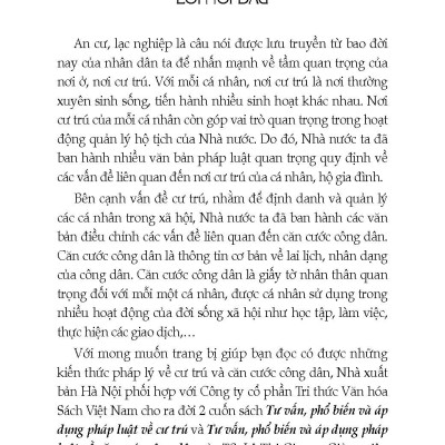 Tư Vấn, Phổ Biến Và Áp Dụng Pháp Luật Căn Cước Công Dân